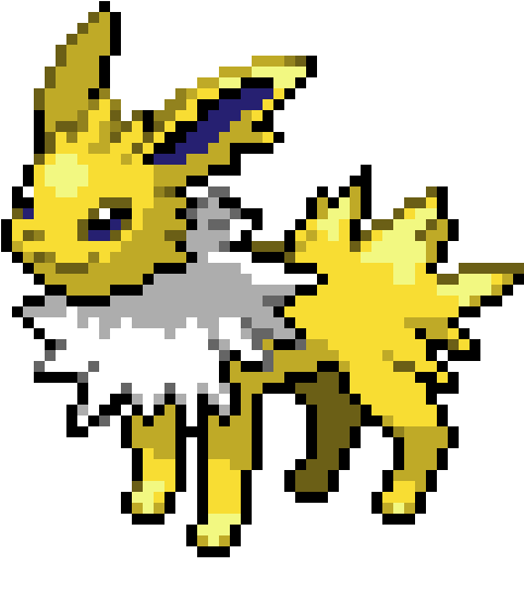 Jolteon - Jolteon Gen 5 Sprite (950x690), Png Download