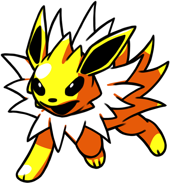 Jolteon Sprite Png - Portable Network Graphics (654x704), Png Download