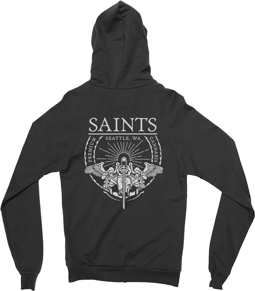 Saints Brand Pullover Hoodie - Heavily Meditated Shirt Mens (1000x1000), Png Download