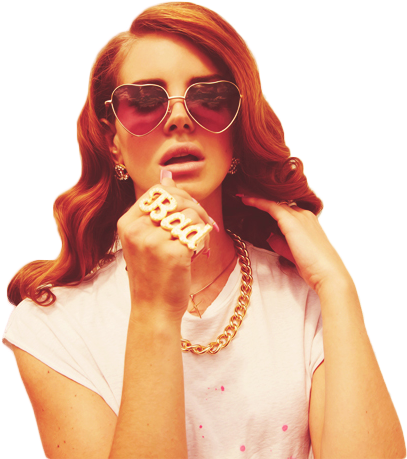 Art Collage Lana Del Rey - Gangsta Lana Del Rey (427x465), Png Download
