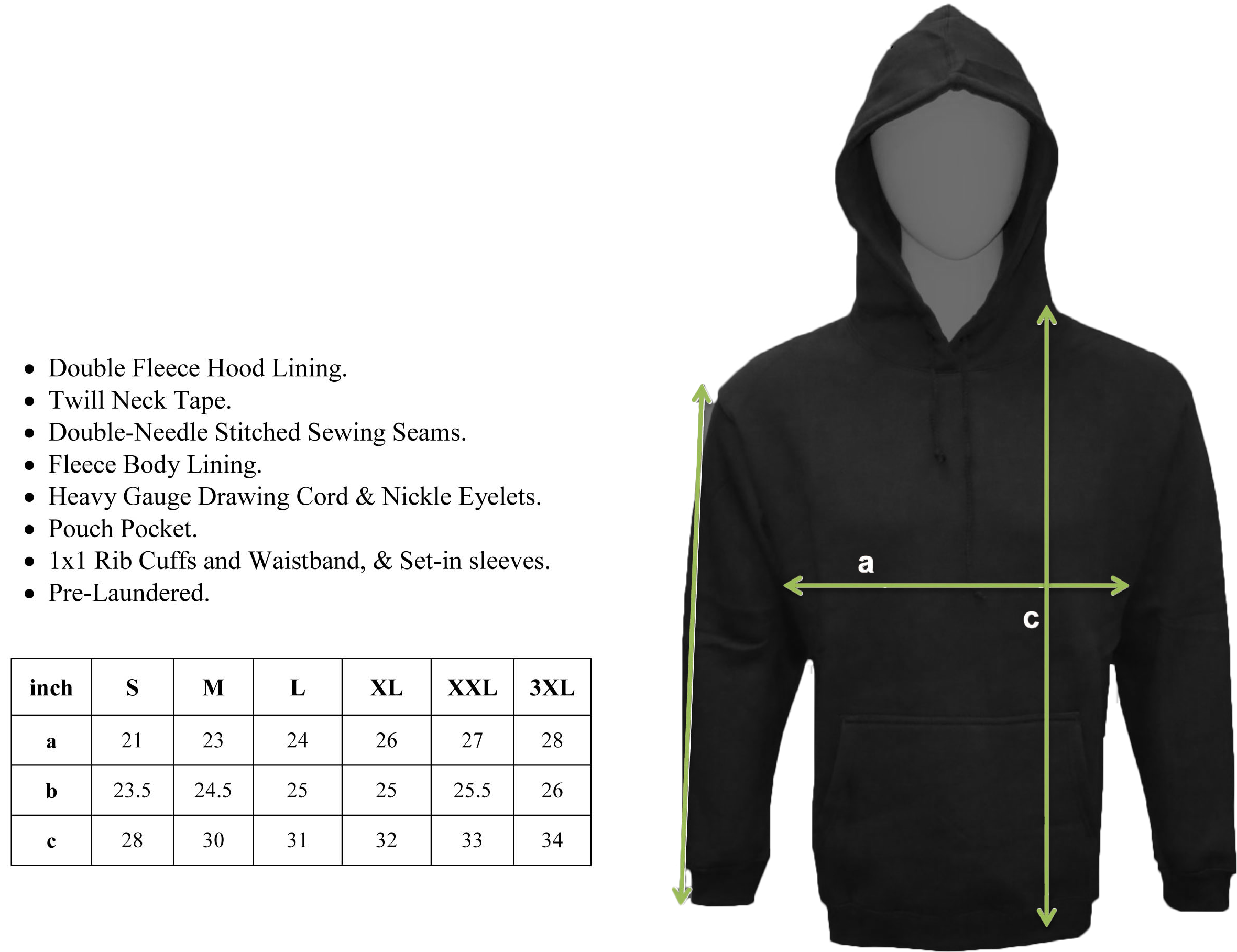 Additional Information - Hoodie (2541x3098), Png Download