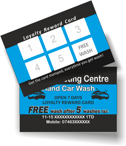 Unlaminated Business Cards - Car Wash (500x500), Png Download