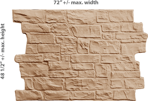 Pas003 Very Cut Stone / Paintable Only - Pulp Art Surfaces (500x357), Png Download