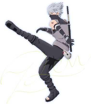 Anbu Kakashi - - Kakashi Anbu Full Body (425x450), Png Download
