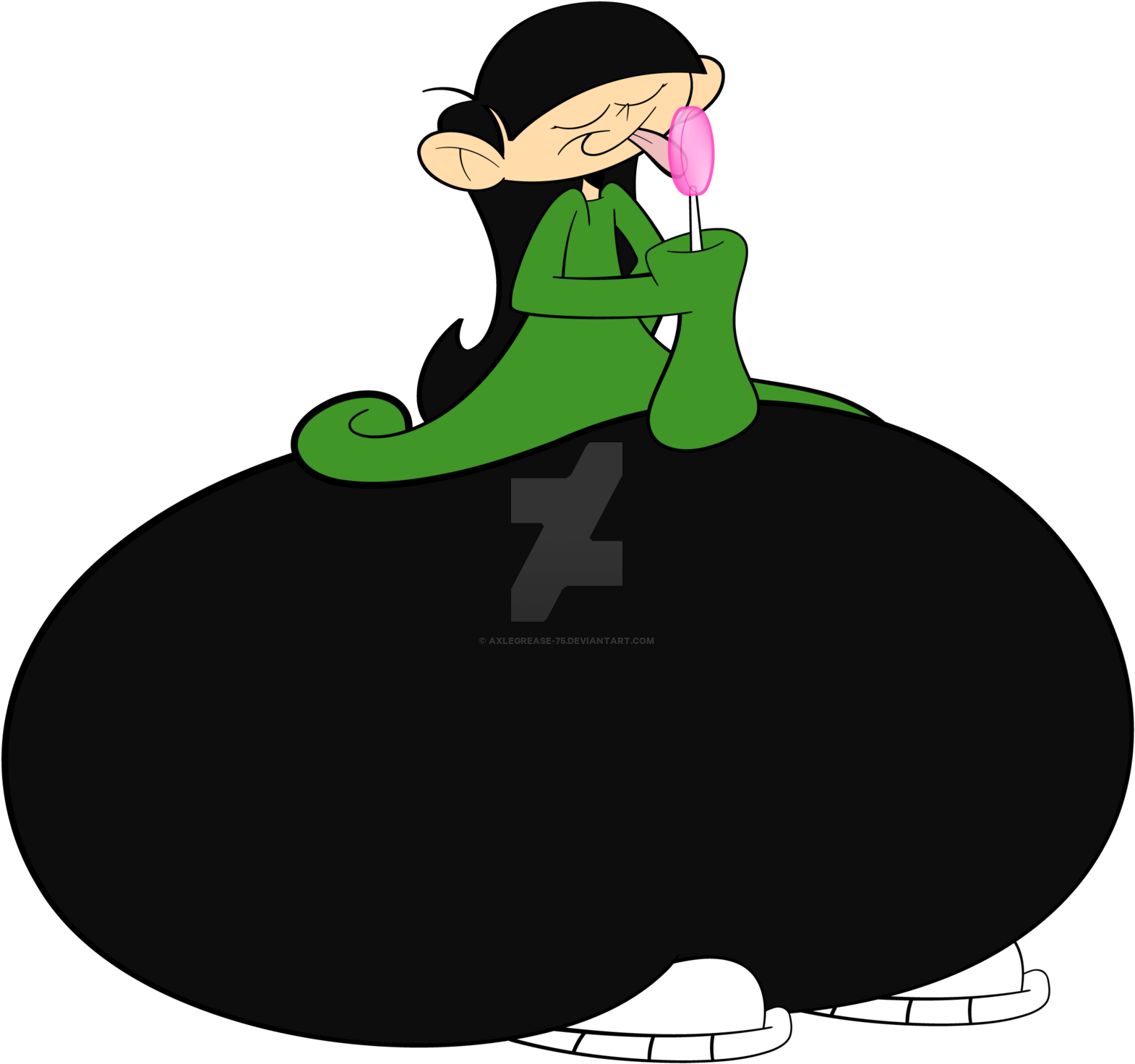 Numbuh 3 002 By Axlegrease-75 - Numbuh 3 Inflation (1570x1472), Png Download