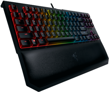 Take Your Typing To Tournament Level With The New Razer - Razer Keyboard With Wrist Rest (625x352), Png Download