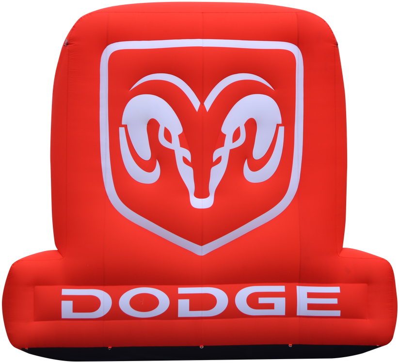 Dodge Inflatable Advertising Car Dealership Promotional - Dodge Logo (1280x853), Png Download