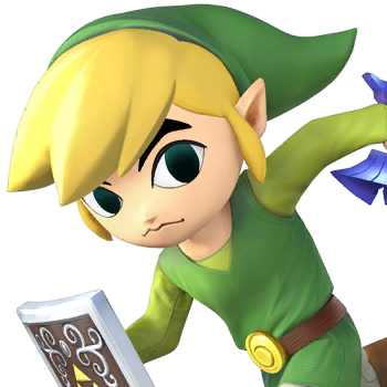 Toon Link Super Smash Bros Wii U - Toon Link (350x350), Png Download