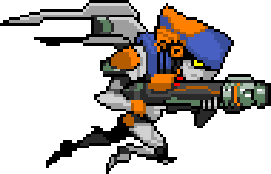 Pharah Pixel - Mechaqueen - Gun Barrel (2250x980), Png Download