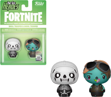 Pint Size Heroes Fortnite Skull Trooper & Ghoul Trooper - Pint Size Heroes Fortnite (383x335), Png Download