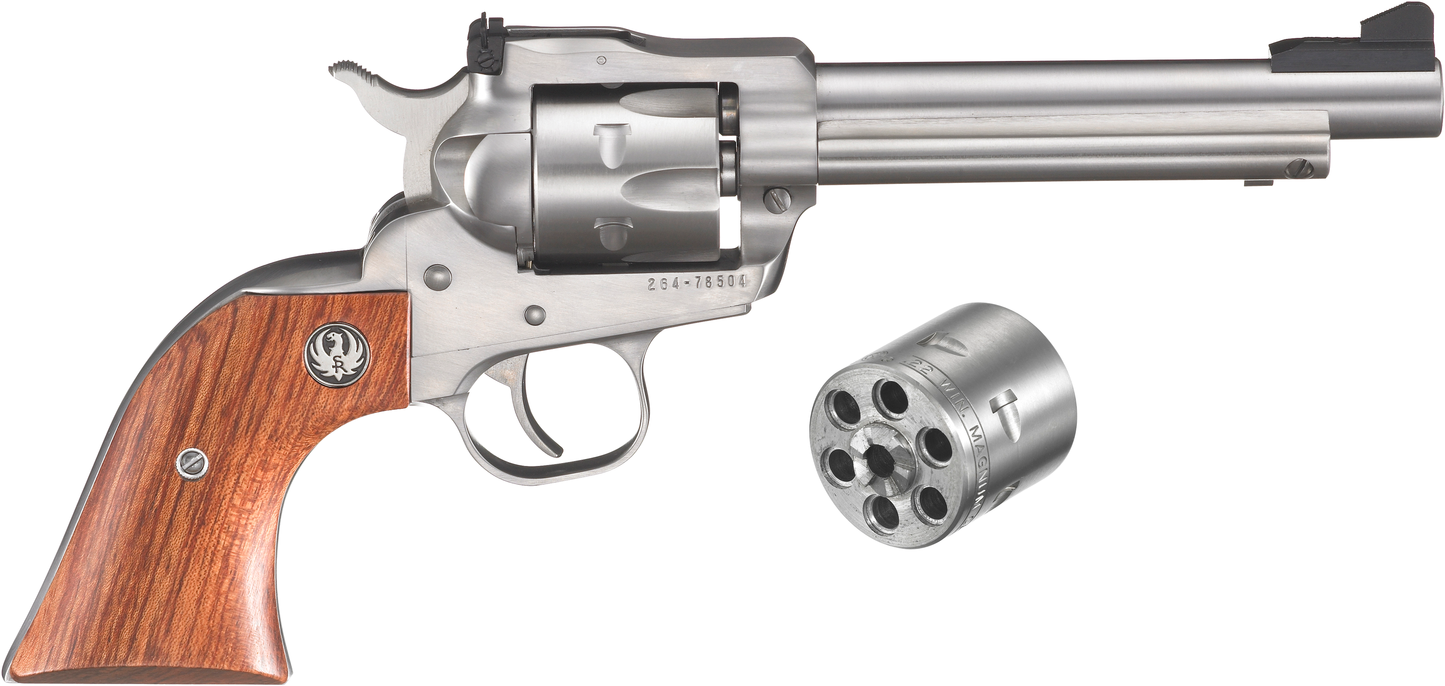 Revolvers - Ruger Single Six Stainless (3000x1461), Png Download