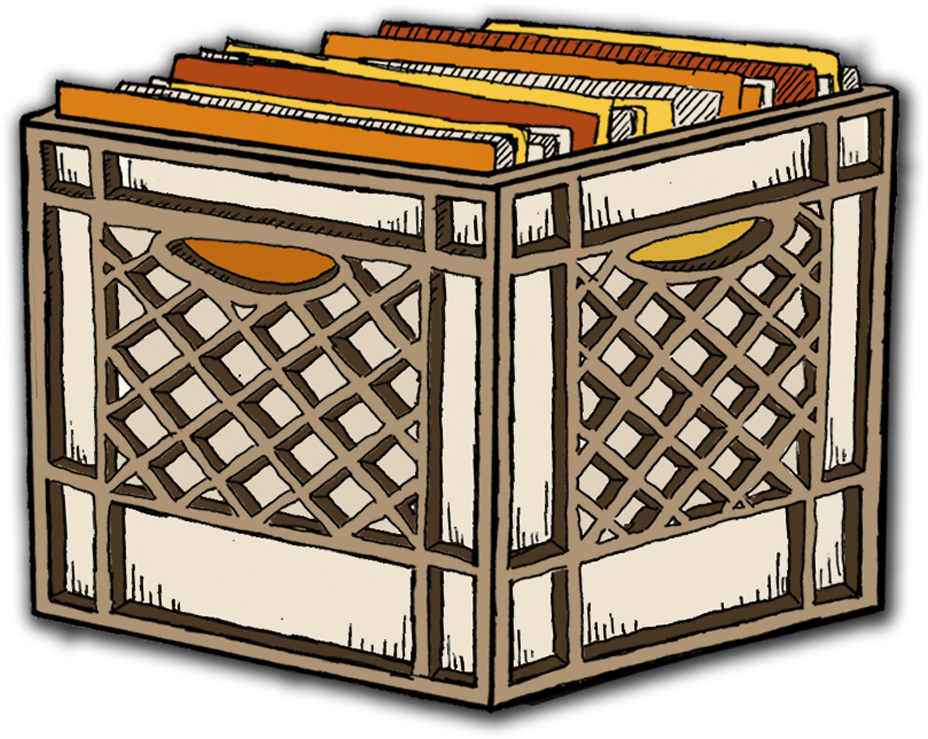 Record Crate - Gardez (1000x1150), Png Download