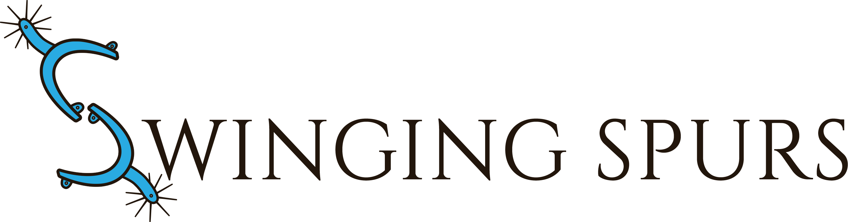 Swingin Spurs - Manhattan, Ks (2816x739), Png Download