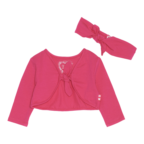 Deux Par Deux Girls Bright Pink Bundle (500x700), Png Download