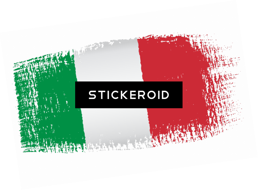 Italian Flag Brush Effect - Wjec Gcse German - Site Licence By Chris Whittaker (865x639), Png Download