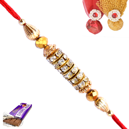 Daimond Fancy Rakhi - Dairy Milk Chocolate (435x435), Png Download