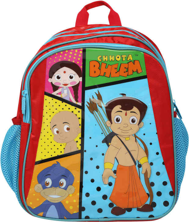 Unisex Chhota Bheem Backpack - Chota Bheem And Krishna (640x960), Png Download