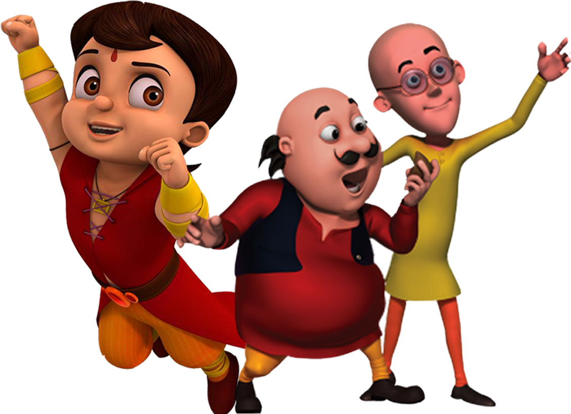 Motu Patlu - Super Bheem (1200x842), Png Download