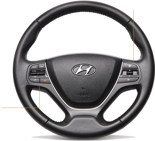 Talwar Hyundai Secunderabad - Hyundai Steering Wheel Png (960x501), Png Download