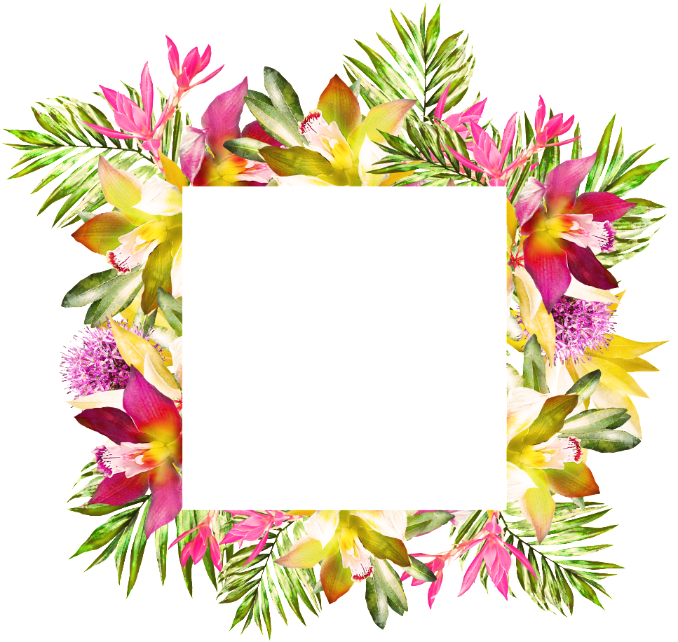 Plant Flowers, Green Leaves, Decorative Lace, Png Transparent - Flower (1024x1002), Png Download