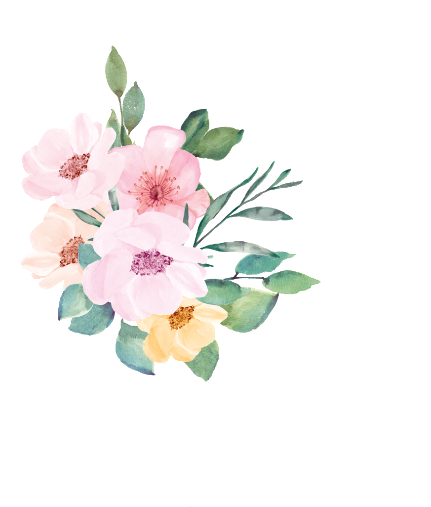 Watercolor Hand-painted Plant Flower Transparent About - Clip Art (1024x1126), Png Download