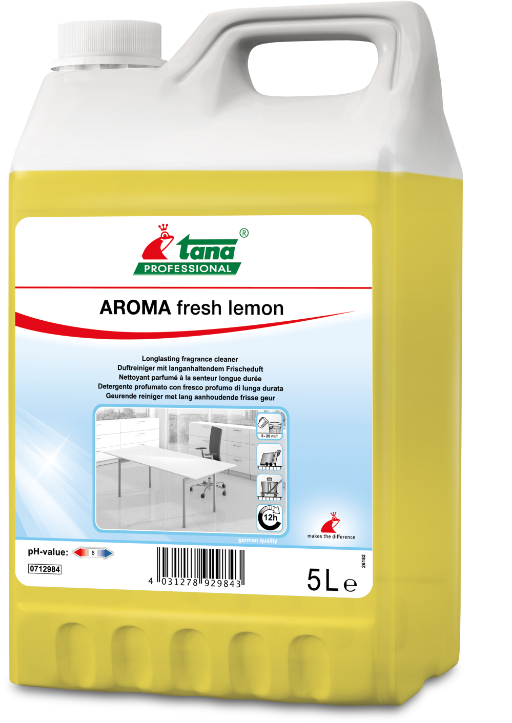 Kanister Aroma Fresh Lemon 5l Web Image W1266 Hx - Tana Energy Super (1266x1561), Png Download
