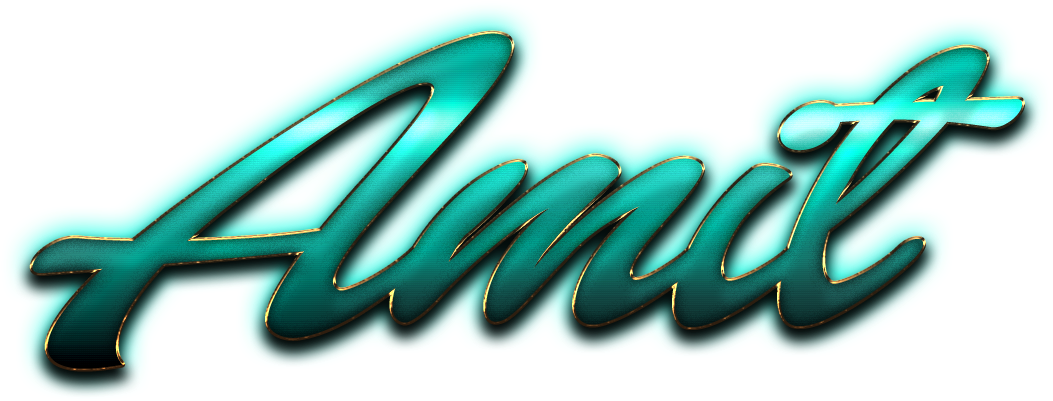 Amit Name Png Ready-made Logo Effect Images - Png Text Aman Logo (1920x1200), Png Download