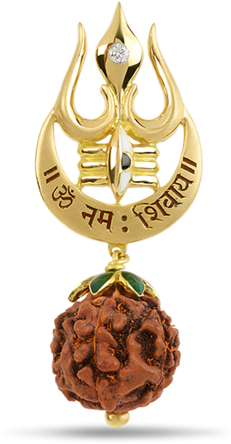 Orra Spiritual Rakshakar Shiva - Shiva Earring Png (1200x1000), Png Download