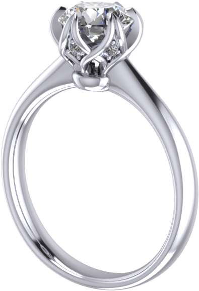 Jewelry Cad Stl Ring 3d Model Stl 6 - Ring (1024x768), Png Download