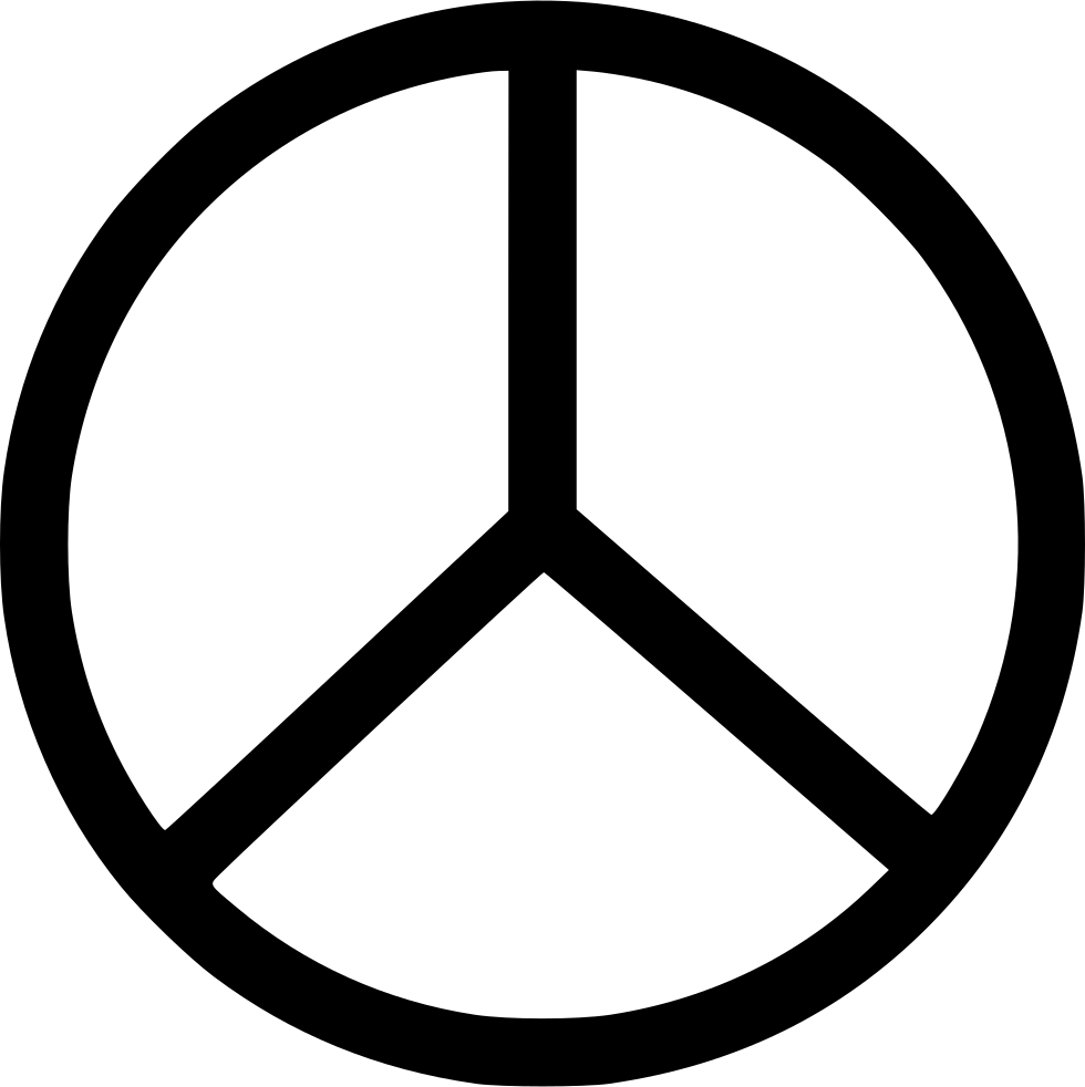 Peace Sign Love Outdoor Outside Comments - Time Table Icon Png (980x982), Png Download