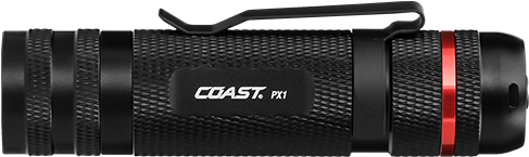 Led Focusing Light With Twist Focus -coast - Coast 315-lumen Px1 Pure Beam Focusing Flashlight (1007x566), Png Download