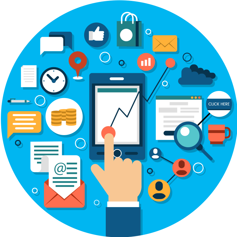 Digital Marketing - School Management Digital System (800x800), Png Download