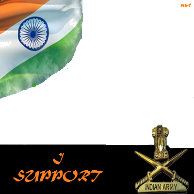 I Support Indian Army - Support Indian Army (400x400), Png Download