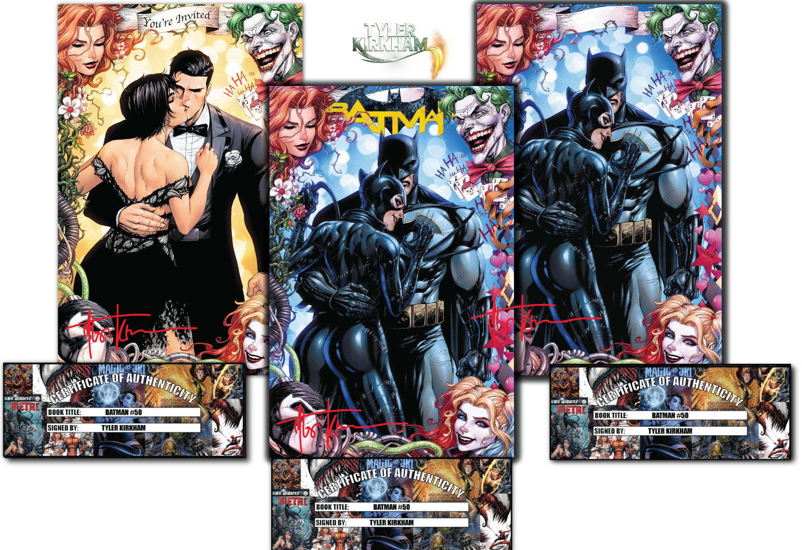 Batman - Tyler Kirkham Batman 50 (1585x1087), Png Download