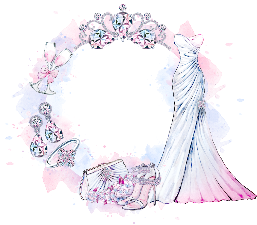 Wedding Romantic Wedding Png This Graphics - Rosa Blaues Elegantes Kristall16. Geburtstag Laden (1024x885), Png Download
