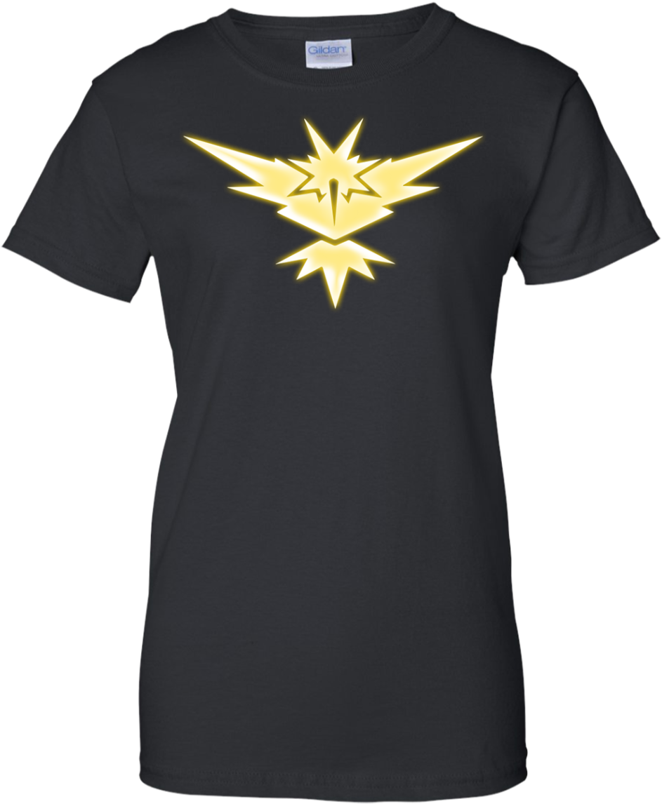 Pokemon Go Team Instinct Gym Badge Pokeauto - Just Want To Work In My Garden And Pet My Dog T-shirt (1155x1155), Png Download