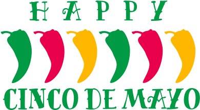 Happy Cinco De Mayo - Peppers (480x321), Png Download