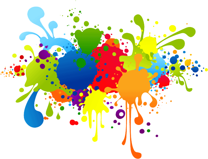 Transparent Color Splash Png (700x700), Png Download