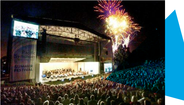 Pacific Symphony Tchaikovsky Spectacular - Irvine Meadows Amphitheatre (640x496), Png Download