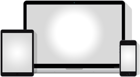 Responsive Apple Device Mockups - Led-backlit Lcd Display (500x350), Png Download