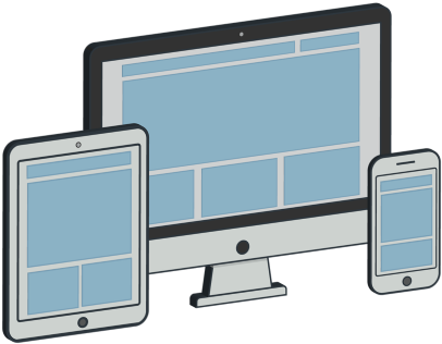 Responsive Design - Responsive Web Design (720x504), Png Download