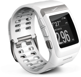 Tomtom Nike Sport Gps Watch White/silver - New Apple Nike Watch (800x800), Png Download