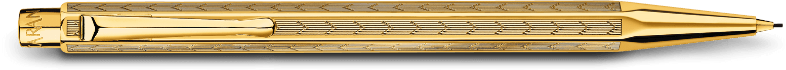 Caran D Ache Porte Mine Gold (1600x1000), Png Download