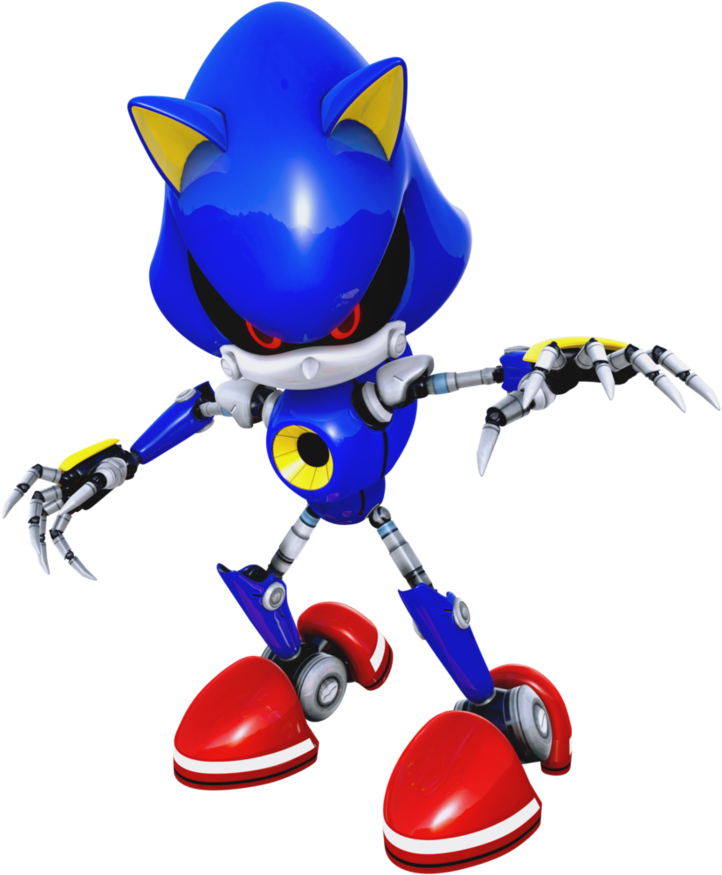 Sonic-8 - Metal Sonic Exe (894x894), Png Download