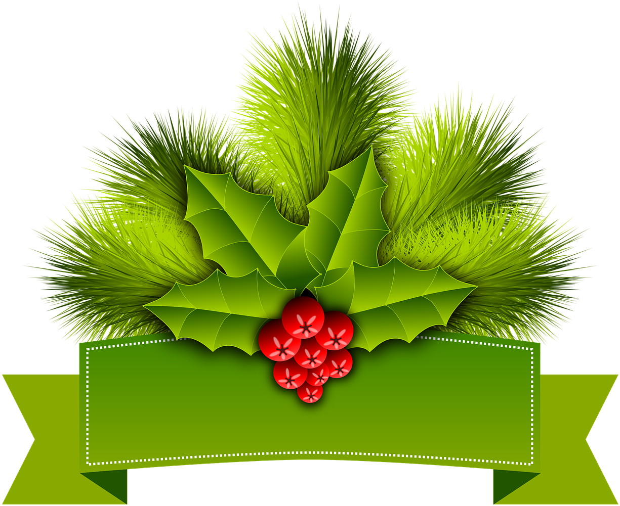 Christmas Mistletoe Cliparts 20, Buy Clip Art - Digital Christmas Holly Transparent Png (880x720), Png Download