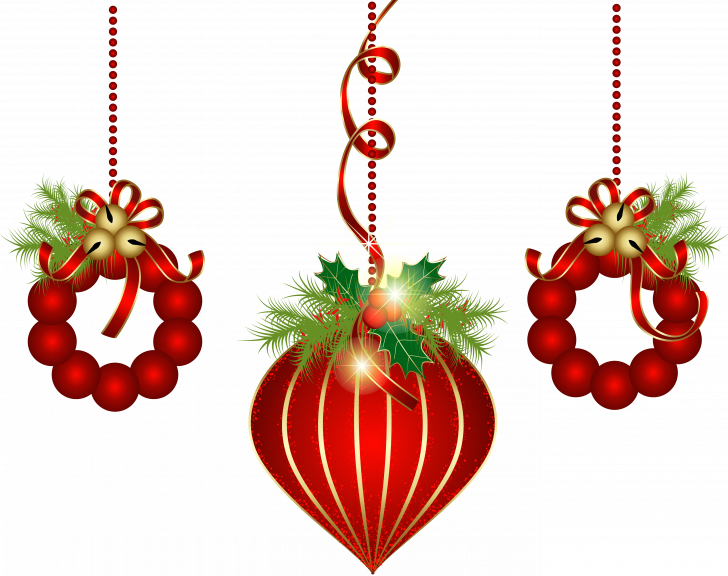 Medium Size Of Christmas Tree - Transparent Background Ornament Clip Art (728x576), Png Download