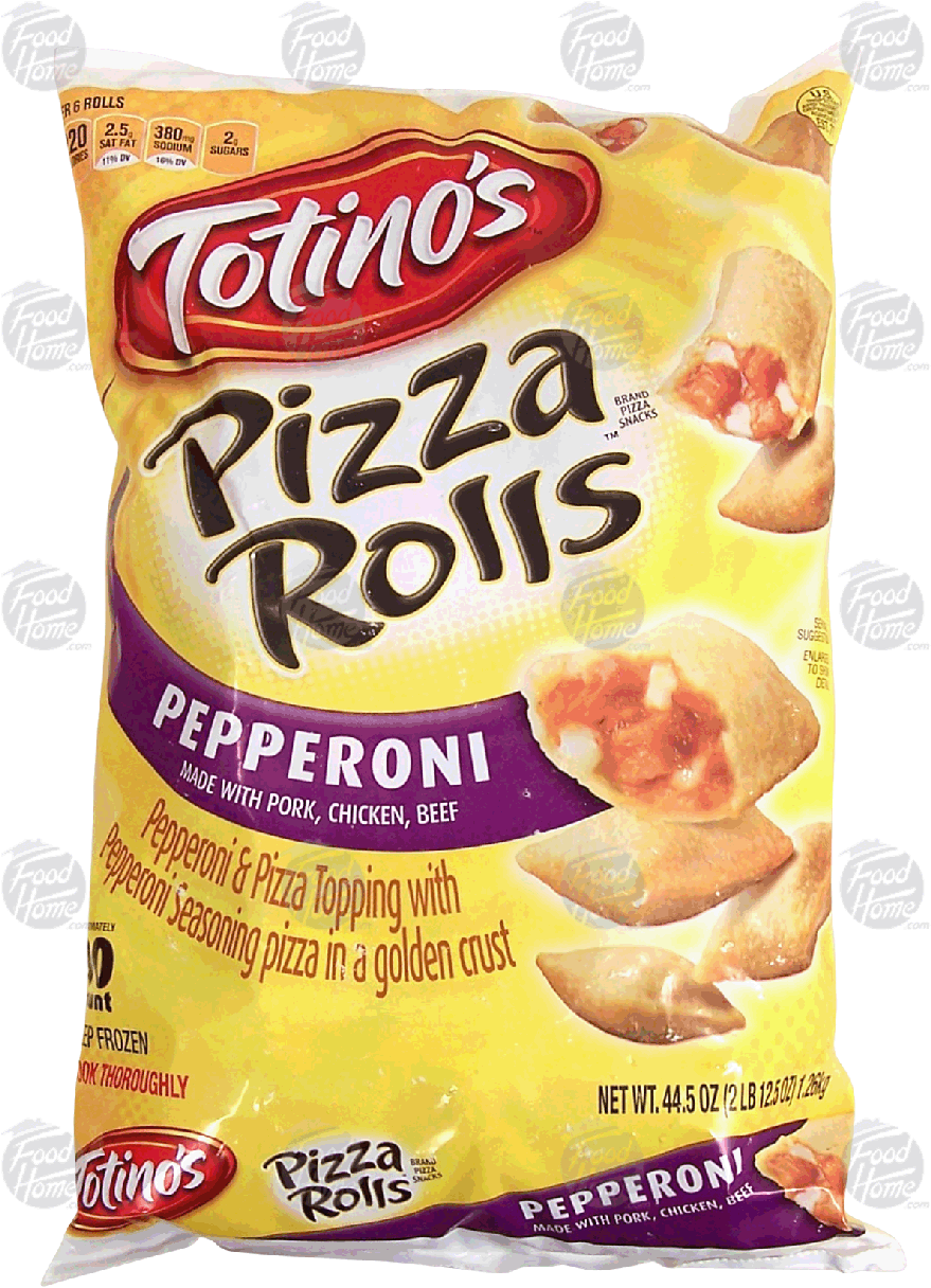 Totino's Pizza Rolls Pepperoni Pizza Rolls, 90 Count - Totino's Triple Meat Pizza Rolls - 90 Count, 44.5 Oz (1252x1252), Png Download