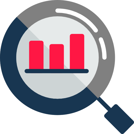 Pure Play Analytics Vendors - Analysis Icon Png (569x569), Png Download