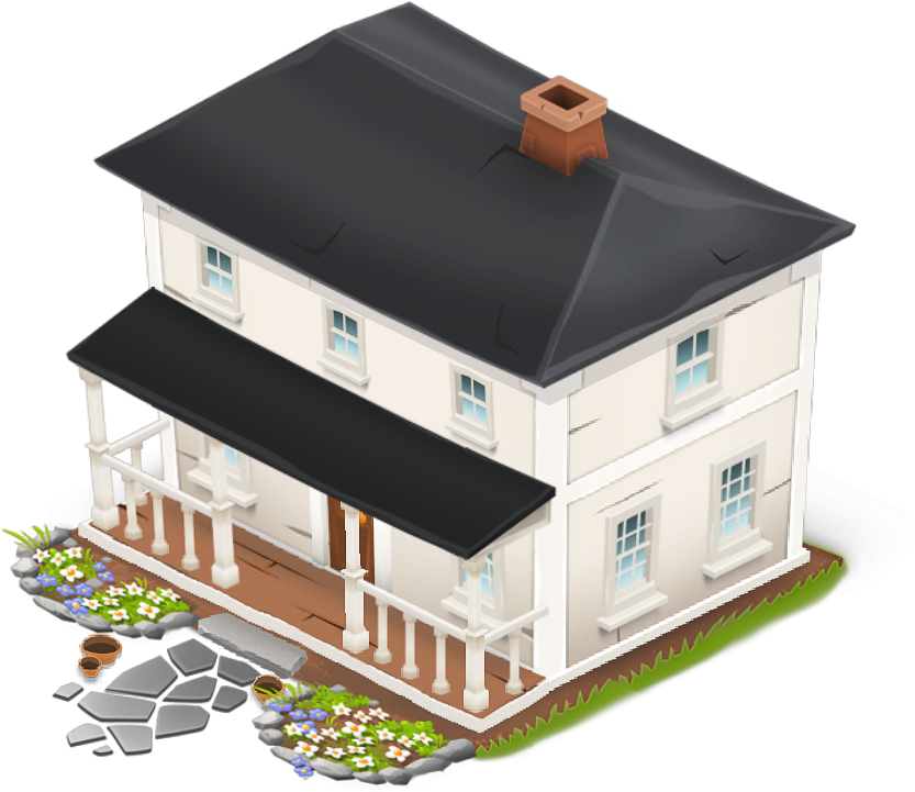 Farmhouse Stage6 - Casa De Hay Day (878x878), Png Download