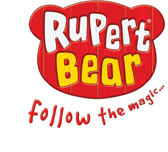 Rupert Follow The Magic Logo - Rupert Bear Follow The Magic Logo (600x600), Png Download
